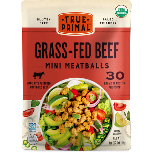 True Primal Grass-fed Beef Mini Meatballs 8-pack