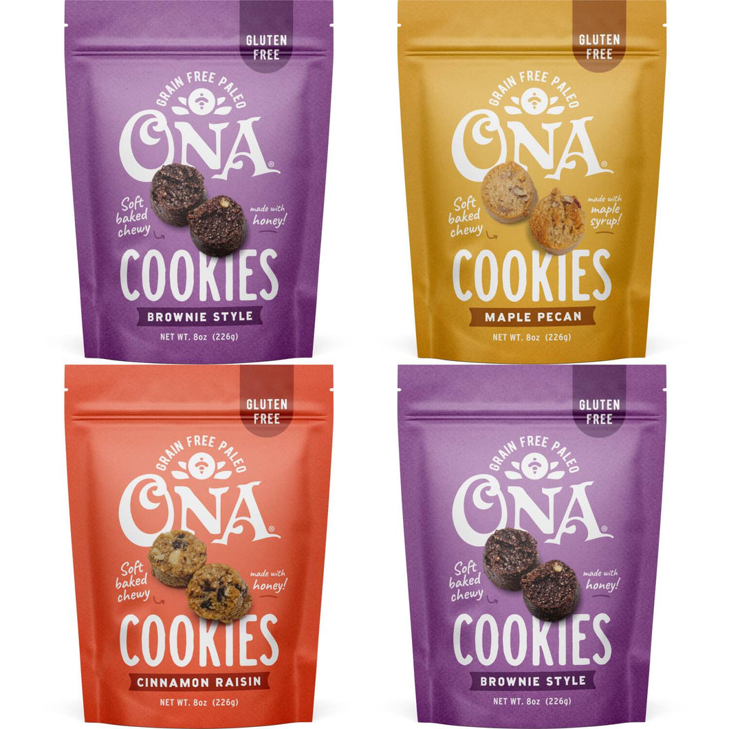Ona Cookies Top Variety 4-pack